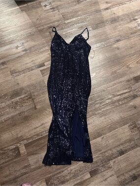 Fashion Nova | Dresses | Fashion Nova Black Lace Prom Dress | Poshmark